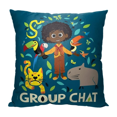 Disney 18"x18" Encanto Group Chat Pillow 1 Disney 18"x18" Encanto Group Chat Pillow