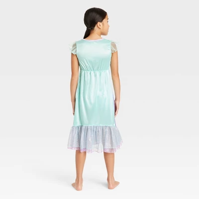 Girls' Disney Princess Ariel Fantasy NightGown - Blue 1 Girls' Disney Princess Ariel Fantasy NightGown - Blue