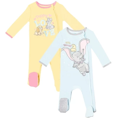 Disney Classics Lady And The Tramp Dumbo 2 Pack Sleep N' Play Coveralls 12 Disney Classics Lady And The Tramp Dumbo 2 Pack Sleep N' Play Coveralls - Image 12
