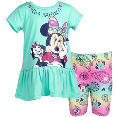 Disney Mickey Mouse & Friends Minnie Mouse Girls Graphic T-Shirt And Shorts Outfit Set Little Kid 13 Disney Mickey Mouse & Friends Minnie Mouse Girls Graphic T-Shirt And Shorts Outfit Set Little Kid - Image 13