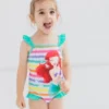 Disney The Little Mermaid Princess Ariel Girls One Piece Bathing Suit Little Kid To Big Kid