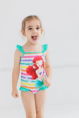 Disney The Little Mermaid Princess Ariel Girls One Piece Bathing Suit Little Kid To Big Kid 1 Disney The Little Mermaid Princess Ariel Girls One Piece Bathing Suit Little Kid To Big Kid