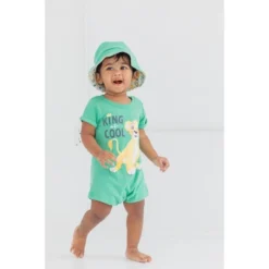 Disney Lion King,Mickey Mouse,Winnie The Pooh Simba Baby Romper And Sunhat Newborn To Infant 18 Disney Lion King,Mickey Mouse,Winnie The Pooh Simba Baby Romper And Sunhat Newborn To Infant -Disney GUEST 070fa587 1109 46de a09f 5f66937342d0