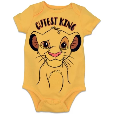 Disney Mickey Mouse Lion King Winnie The Pooh Pixar Toy Story Finding Nemo Baby 5 Pack Bodysuits Newborn To Infant 7 Disney Mickey Mouse Lion King Winnie The Pooh Pixar Toy Story Finding Nemo Baby 5 Pack Bodysuits Newborn To Infant - Image 7