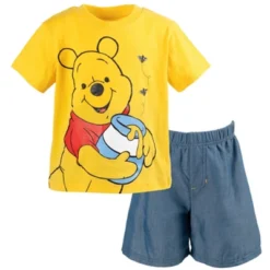 Disney Winnie The Pooh Baby Graphic T-Shirt And Shorts Outfit Set Infant -Disney GUEST 0a5c3607 d252 4a20 8f01 aef1765ca642