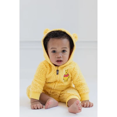Disney Winnie The Pooh Baby Zip Up Costume Coverall Newborn To Infant 1 Disney Winnie The Pooh Baby Zip Up Costume Coverall Newborn To Infant