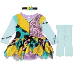 Disney Nightmare Before Christmas Sally Girls Cosplay Dress Tights And Headband 3 Piece Costume Set Newborn To Infant -Disney GUEST 0dbb3d3c 459d 4ecb 827f 934f114f751f