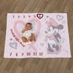 Disney Minnie Mouse Milestone Blanket