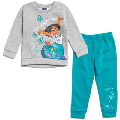 Disney Encanto Mirabel Girls Fleece Sweatshirt And Pants Set Little Kid To Big Kid 7 Disney Encanto Mirabel Girls Fleece Sweatshirt And Pants Set Little Kid To Big Kid - Image 7