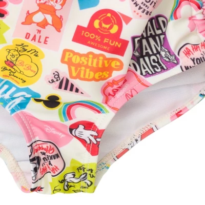 Disney Mickey Mouse Minnie Mouse Girls One Piece Bathing Suit Toddler To Little Kid 7 Disney Mickey Mouse Minnie Mouse Girls One Piece Bathing Suit Toddler To Little Kid - Image 7