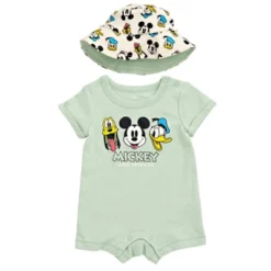 Disney Mickey Mouse Goofy Donald Duck Pluto Baby Romper And Hat Newborn To Infant 13 Disney Mickey Mouse Goofy Donald Duck Pluto Baby Romper And Hat Newborn To Infant -Disney GUEST 12297089 0f4d 4d14 ba0d 1d4cf5aa8d76