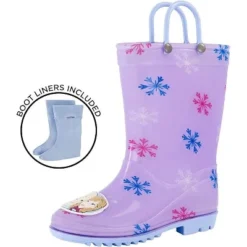 Disney Frozen Anna & Elsa Girl's Rain Boots With Soft Removable Liner, Kids (1-8 Years) 9 Disney Frozen Anna & Elsa Girl's Rain Boots With Soft Removable Liner, Kids (1-8 Years) -Disney GUEST 12e64fe7 d17b 453c 8c48 a4d52d2cb7ef