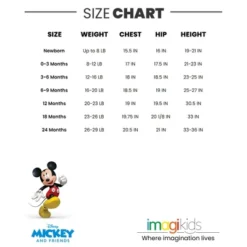 Disney Mickey Mouse Minnie Mouse Baby Girls Snap Sleep N' Play Coverall Newborn To Infant -Disney GUEST 1397a913 6b57 405f 9c84 5546444df4b3