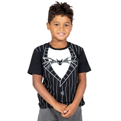 Disney Nightmare Before Christmas Jack Skellington - 3 Pack T-Shirts Little Kid To Big Kid 1 Disney Nightmare Before Christmas Jack Skellington - 3 Pack T-Shirts Little Kid To Big Kid