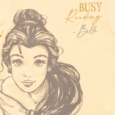 Disney Princess Ariel Cinderella Tiana Moana Jasmine Belle Girls 3 Pack T-Shirts Toddler To Big Kid 7 Disney Princess Ariel Cinderella Tiana Moana Jasmine Belle Girls 3 Pack T-Shirts Toddler To Big Kid - Image 7