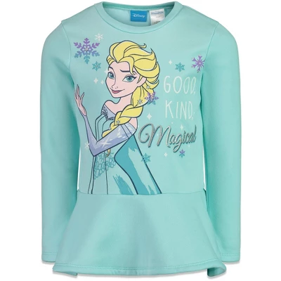 Disney Frozen Princess Anna Elsa Girls Sweatshirt And Leggings Outfit Set Little Kid To Big Kid 1 Disney Frozen Princess Anna Elsa Girls Sweatshirt And Leggings Outfit Set Little Kid To Big Kid