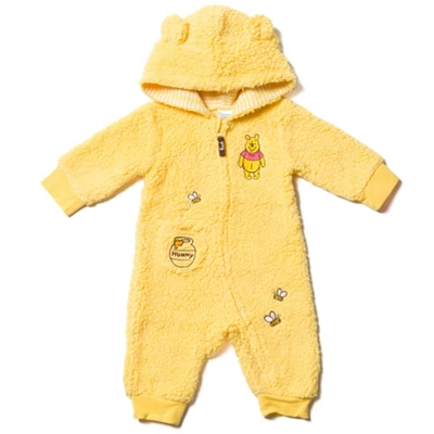 Disney Winnie The Pooh Baby Zip Up Costume Coverall Newborn To Infant 9 Disney Winnie The Pooh Baby Zip Up Costume Coverall Newborn To Infant - Image 9
