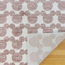 Disney Mickey Mouse Barcelona 7'10"x10' Indoor Area Rug Pink -Disney GUEST 18ef2867 f61d 4e8c 94e7 11b4d506d971