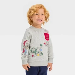 Toddler Boys' Disney Printed Sweatshirt - Gray -Disney GUEST 19b4e795 afbb 42f6 af71 a3b1fc478604