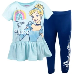 Disney Princess Moana Frozen Little Mermaid Rapunzel Jasmine Belle Girls T-Shirt And Leggings Outfit Set Toddler To Big Kid 27 Disney Princess Moana Frozen Little Mermaid Rapunzel Jasmine Belle Girls T-Shirt And Leggings Outfit Set Toddler To Big Kid -Disney GUEST 19f6a99f 5320 436b a362 3fd7ea251b4d
