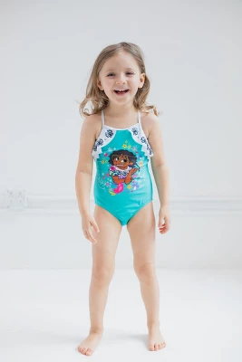 Disney Encanto Mirabel Girls One Piece Bathing Suit Little Kid To Big Kid 2 Disney Encanto Mirabel Girls One Piece Bathing Suit Little Kid To Big Kid - Image 2