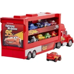 RED Disney Pixar Cars Minis Transporter With Vehicle 7 RED Disney Pixar Cars Minis Transporter With Vehicle -Disney GUEST 1b6ccc58 8e45 43ad 8383 aadb3ef0bf24
