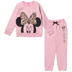 Disney Lilo & Stitch Minnie Mouse Girls Fleece Sweatshirt And Jogger Pants Little Kid To Big Kid -Disney GUEST 1b75b9c0 e520 4371 95ab fea32c1bf9f9