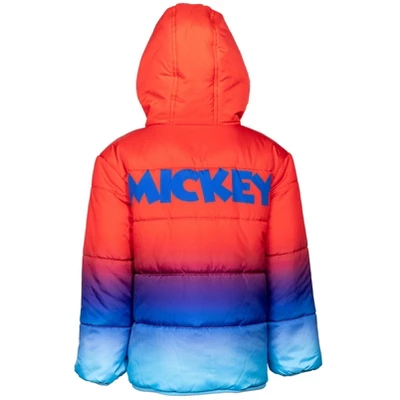 Disney Pixar Cars Lightning McQueen Winter Coat Puffer Jacket Toddler 1 Disney Pixar Cars Lightning McQueen Winter Coat Puffer Jacket Toddler