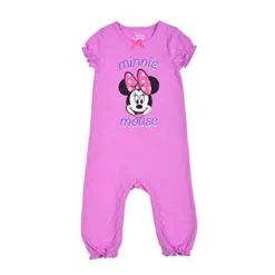 Disney Girl's 2-Pack Minnie Mouse Short Sleeve Baby Coverall Jumpsuit And Sleeveless Romper Set For Infant -Disney GUEST 1bf46238 f2aa 4fa6 81b1 727a147cac4d