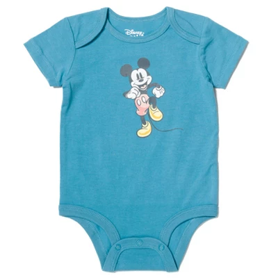 Disney Mickey Mouse Pluto Mickey Mouse Baby 4 Pack Snap Bodysuits Newborn To Infant 1 Disney Mickey Mouse Pluto Mickey Mouse Baby 4 Pack Snap Bodysuits Newborn To Infant