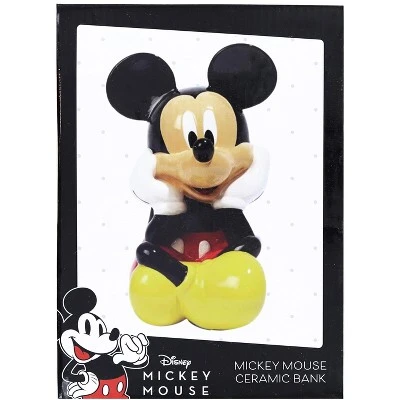Fashion Accessory Bazaar LLC Disney Mickey Mouse 8 Inch Ceramic Bank 1 Fashion Accessory Bazaar LLC Disney Mickey Mouse 8 Inch Ceramic Bank