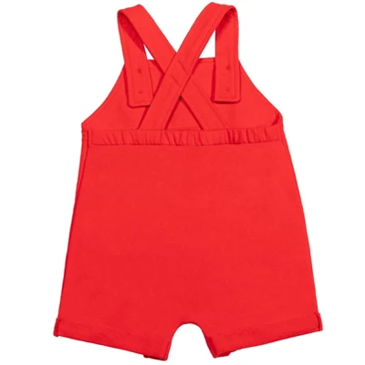 Disney Mickey Mouse Baby French Terry Short Overalls T-Shirt And Hat 3 Piece Outfit Set Newborn To Infant 6 Disney Mickey Mouse Baby French Terry Short Overalls T-Shirt And Hat 3 Piece Outfit Set Newborn To Infant - Image 6