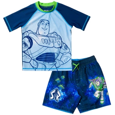 Disney Pixar Toy Story Alien Rex Slinky Dog Woody Baby Pullover Rash Guard And Swim Trunks Outfit Set Infant To Little Kid 10 Disney Pixar Toy Story Alien Rex Slinky Dog Woody Baby Pullover Rash Guard And Swim Trunks Outfit Set Infant To Little Kid - Image 10