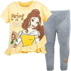 Disney Princess Moana Frozen Little Mermaid Rapunzel Jasmine Belle Girls T-Shirt And Leggings Outfit Set Toddler To Big Kid 23 Disney Princess Moana Frozen Little Mermaid Rapunzel Jasmine Belle Girls T-Shirt And Leggings Outfit Set Toddler To Big Kid -Disney GUEST 204df199 bdf6 4b52 a758 c01731864ff3