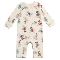 Disney Mickey Mouse Donald Duck Goofy Baby Snap Sleep N' Play Coverall Newborn To Infant 11 Disney Mickey Mouse Donald Duck Goofy Baby Snap Sleep N' Play Coverall Newborn To Infant -Disney GUEST 2123621e c6a3 40f6 828b 642e3eb9d653