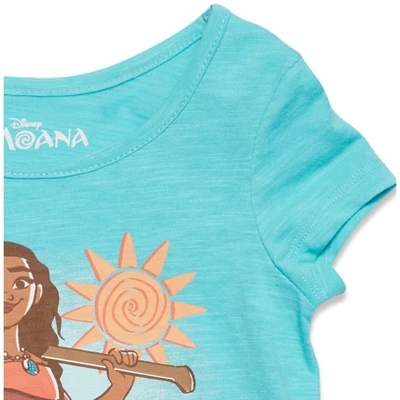 Disney Moana Girls T-Shirt And Skirt Little Kid To Big Kid 3 Disney Moana Girls T-Shirt And Skirt Little Kid To Big Kid - Image 3