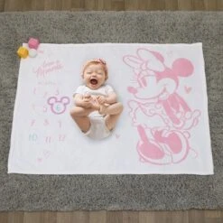 Disney Minnie Mouse Super Soft Milestone Baby Blanket 9 Disney Minnie Mouse Super Soft Milestone Baby Blanket -Disney GUEST 2440380a f522 4891 b411 c6da61518e32