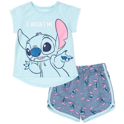 Disney Minnie Mouse Lilo & Stitch Descendants Evie Uma Girls T-Shirt And French Terry Shorts Outfit Set Toddler To Big Kid 7 Disney Minnie Mouse Lilo & Stitch Descendants Evie Uma Girls T-Shirt And French Terry Shorts Outfit Set Toddler To Big Kid - Image 7