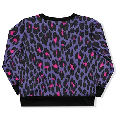 Disney Girl's 2-Pack Fabulous Minnie Mouse Graphic Pullover Sweatshirt And Jogger Pants Set, Leopard Print For Kids 4 Disney Girl's 2-Pack Fabulous Minnie Mouse Graphic Pullover Sweatshirt And Jogger Pants Set, Leopard Print For Kids - Image 4