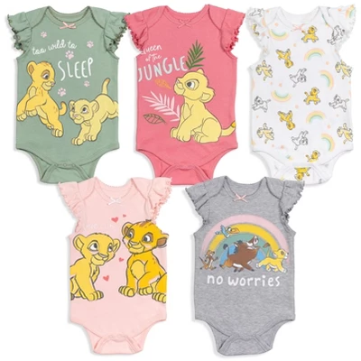 Disney Classics 101 Dalmatians Bambi Dumbo 5 Pack Short Sleeve Bodysuits 8 Disney Classics 101 Dalmatians Bambi Dumbo 5 Pack Short Sleeve Bodysuits - Image 8