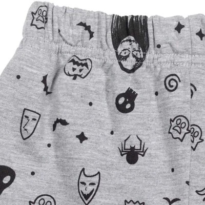 Disney Nightmare Before Christmas Jack Skellington T-Shirt Shorts Black/Gray 6 Disney Nightmare Before Christmas Jack Skellington T-Shirt Shorts Black/Gray - Image 6