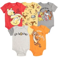 Disney Mickey Mouse Lion King Winnie The Pooh Pixar Toy Story Finding Nemo Baby 5 Pack Bodysuits Newborn To Infant 26 Disney Mickey Mouse Lion King Winnie The Pooh Pixar Toy Story Finding Nemo Baby 5 Pack Bodysuits Newborn To Infant -Disney GUEST 2b422078 a714 4520 ab90 1a5cc9858c18