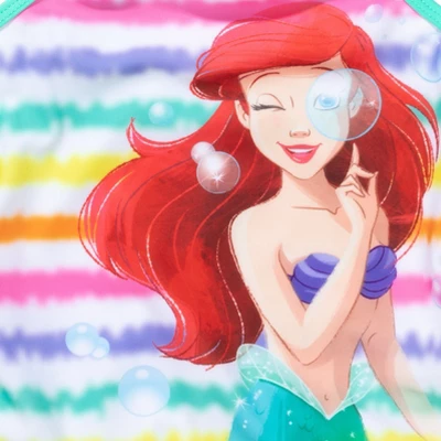 Disney The Little Mermaid Princess Ariel Girls One Piece Bathing Suit Little Kid To Big Kid 6 Disney The Little Mermaid Princess Ariel Girls One Piece Bathing Suit Little Kid To Big Kid - Image 6