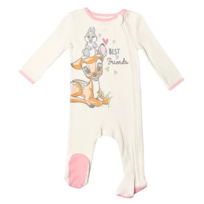 Disney The Aristocats Bambi Baby Girls 3 Pack Zip Up Sleep N' Play Coveralls Newborn To Infant 1 Disney The Aristocats Bambi Baby Girls 3 Pack Zip Up Sleep N' Play Coveralls Newborn To Infant