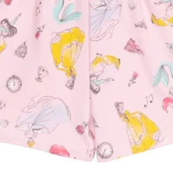 Disney Princess Mulan Belle Ariel Cinderella Sleeveless Romper Pink -Disney GUEST 30e3dce4 e53e 4bec 8c13 c1c7c72191bc