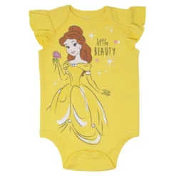 Disney Princess Ariel Belle Cinderella Rapunzel Tiana Snow White Aurora Baby Girls 5 Pack Bodysuits Newborn To Infant 15 Disney Princess Ariel Belle Cinderella Rapunzel Tiana Snow White Aurora Baby Girls 5 Pack Bodysuits Newborn To Infant -Disney GUEST 3393296d 95c5 4d41 89dd f8d6237c067d