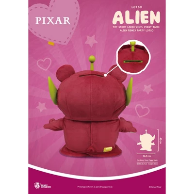 DISNEY Toy Story Large Vinyl Piggy Bank: Alien Remix Party Lotso (Piggy Bank) 2 DISNEY Toy Story Large Vinyl Piggy Bank: Alien Remix Party Lotso (Piggy Bank) - Image 2