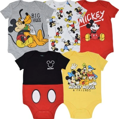 Disney Mickey Mouse Lion King Winnie The Pooh Pixar Toy Story Finding Nemo Baby 5 Pack Bodysuits Newborn To Infant 11 Disney Mickey Mouse Lion King Winnie The Pooh Pixar Toy Story Finding Nemo Baby 5 Pack Bodysuits Newborn To Infant - Image 11