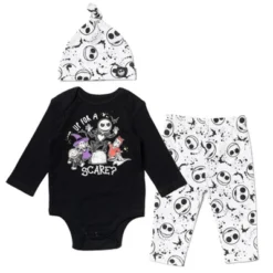 Disney Nightmare Before Christmas Zero Sally Jack Skellington Baby Bodysuit Pants And Hat 3 Piece Outfit Set Newborn To Infant 15 Disney Nightmare Before Christmas Zero Sally Jack Skellington Baby Bodysuit Pants And Hat 3 Piece Outfit Set Newborn To Infant -Disney GUEST 362ff677 1e05 4704 9e5b 85b44291cef9
