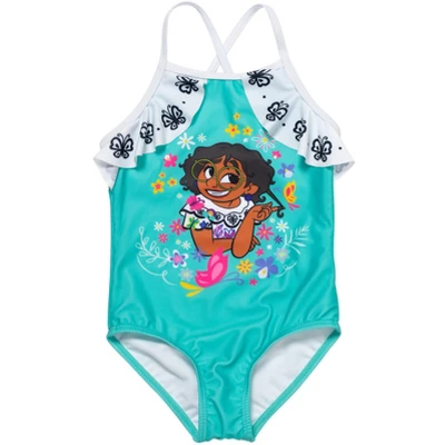 Disney Encanto Mirabel Girls One Piece Bathing Suit Little Kid To Big Kid 9 Disney Encanto Mirabel Girls One Piece Bathing Suit Little Kid To Big Kid - Image 9